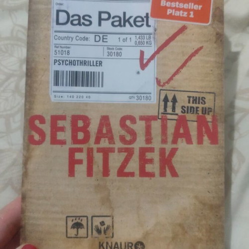 Das Paket Sebastian Fitzek book like new, German
