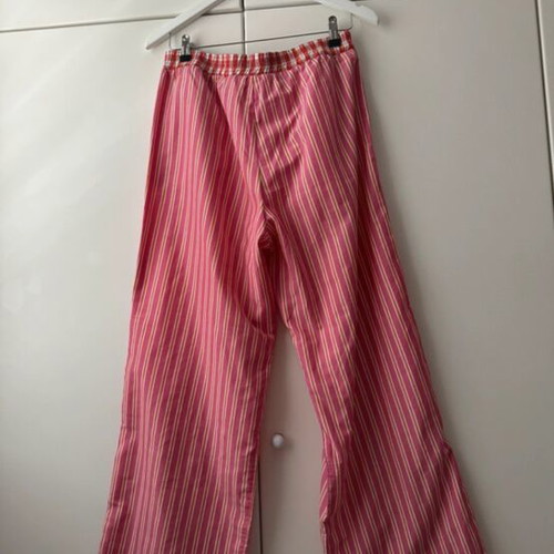 Stradivarius pink pants like new, poplin, size L