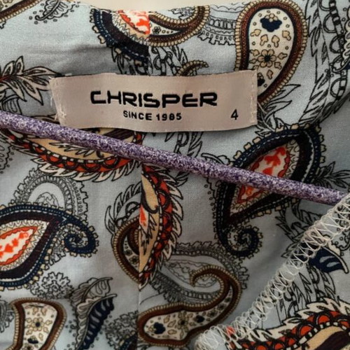 Vintage t-shirt like new, blue multicolor, Greek brand Crisper