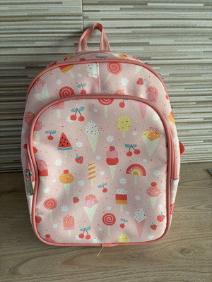A Little Lovely school backpack with ice-cream design