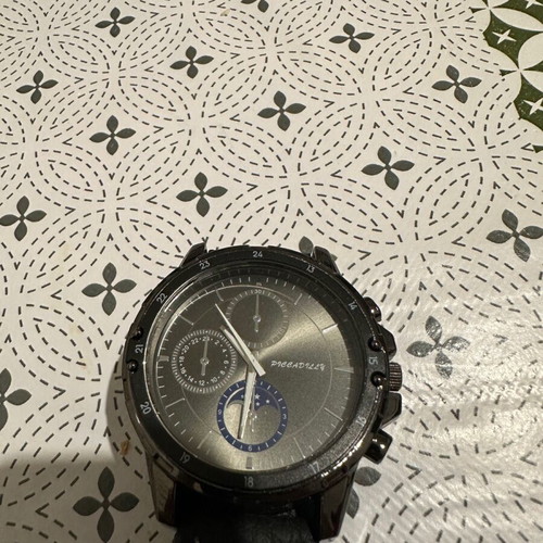 Men's black wristwatch like new
