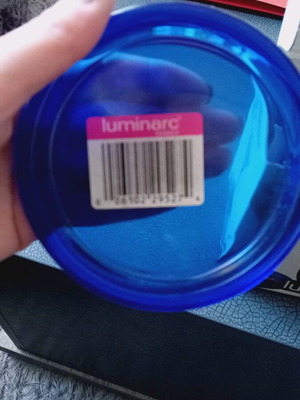 Blue Luminarc coasters new