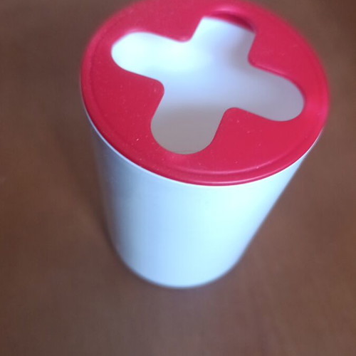 Plastic toothbrush holder cup