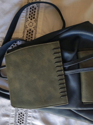 Backpack bag used, blue, almost new