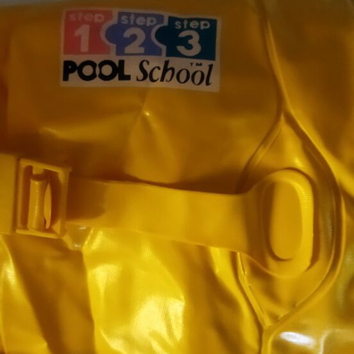 Φουσκωτό γιλέκο εκμάθησης κολύμβησης Intex Pool School Step 2 σαν καινούργιο για 3+ ετών