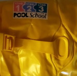 Φουσκωτό γιλέκο εκμάθησης κολύμβησης Intex Pool School Step 2 σαν καινούργιο για 3+ ετών