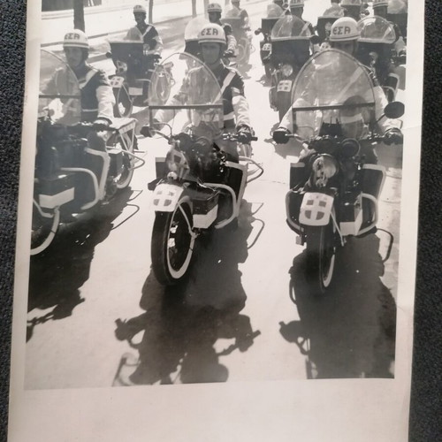 ESA photo of men with motorcycles used