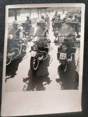 ESA photo of men with motorcycles used
