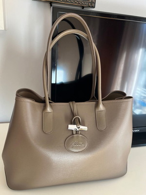 Τσάντα Longchamp χειρός μπεζ σαν καινούργιο