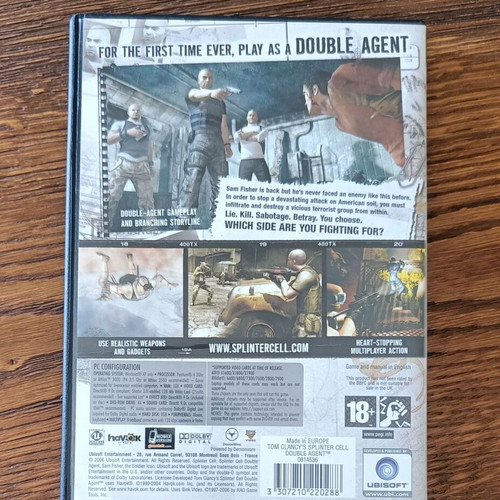 Splinter Cell Double Agent PC game used
