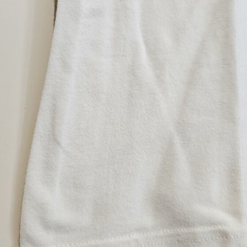 Basic sleeveless top, white, size M