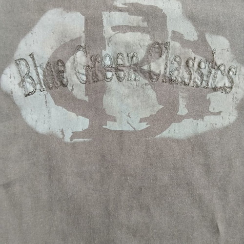 Blue Green Yachting T-shirt used, size M, black and gray