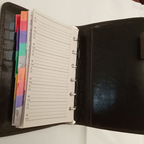 Diplomat Organizer made of genuine Italian leather like new