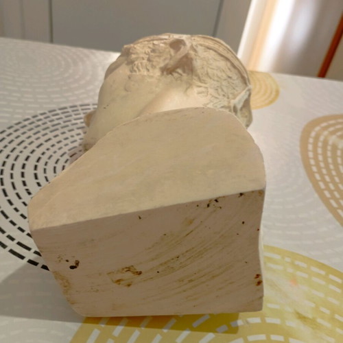 Gypsum bust of Charioteer of Delphi used, decorative