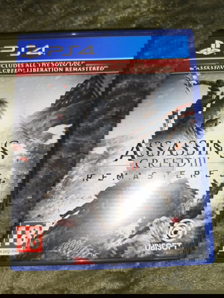 ASSASSIN'S CREED 3 REMASTERED playstation 4