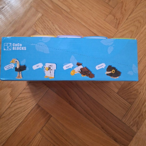 Building blocks set of 10 bird types new