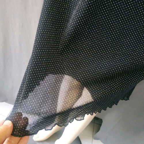 New Look summer dress polka dot size M like new, black