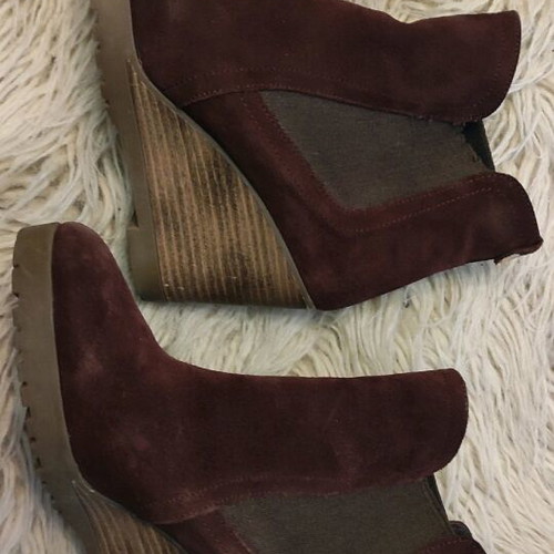 Alpe women's suede ankle boot used, size 38