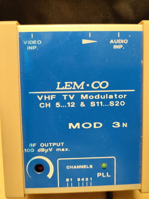 LEMCO TV Modulator type MOD3 like new