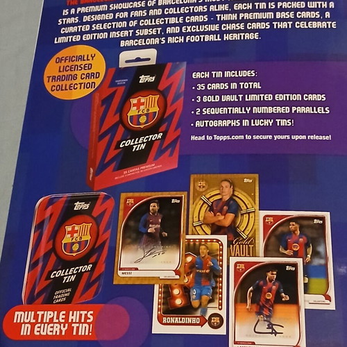 FC Barcelona sticker album with 150 stickers