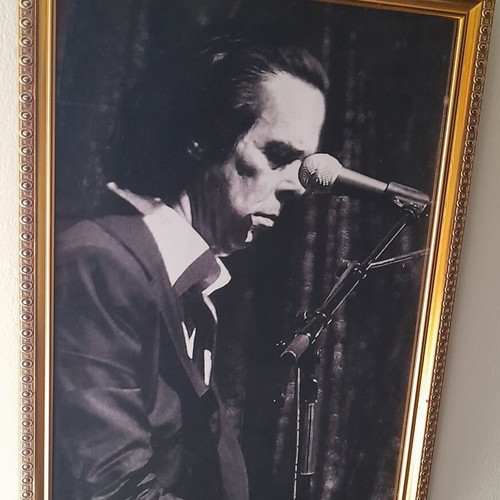Nick Cave photo poster 32×23cm with frame new