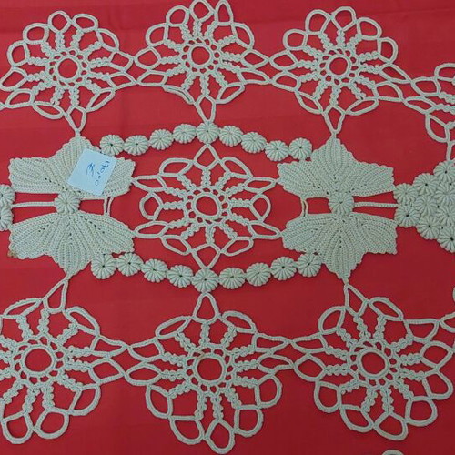 Handmade vintage crochet doilies set of 2