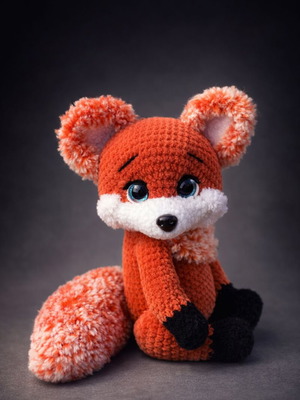 Knitted plush toys new