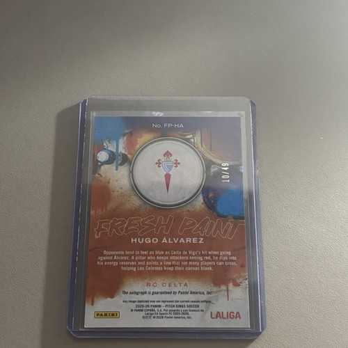 Pitch Kings 25/26 Hugo Alvarez autograph card 10/49