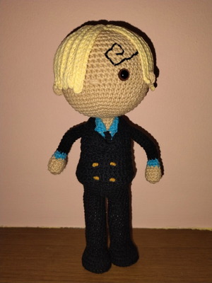 Πλεκτός Sanji φιγούρα από το One Piece καινούργιο