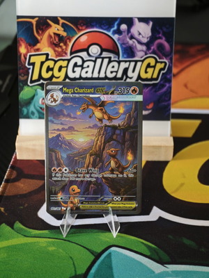 Pokemon Charizard Family Art Card custom, excellent condition
