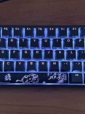 Ducky One 2 Mini Year Of The Ox mechanical keyboard with brown switches