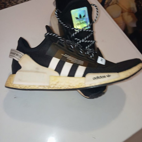 Adidas NMD R1 sneakers size 46.5 used, black fabric