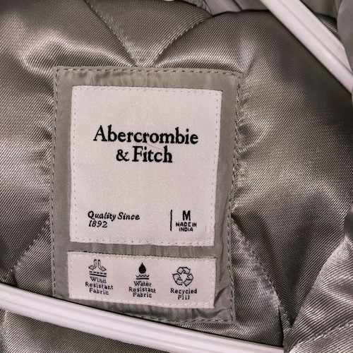 Abercrombie & Fitch jacket new, mint khaki, medium large