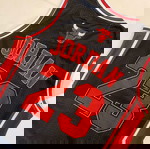  Adidas CHICAGO BULLS Michael Jordan away black jersey