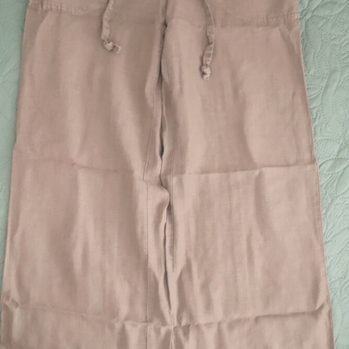Linen pants Small gray Straight brand like new