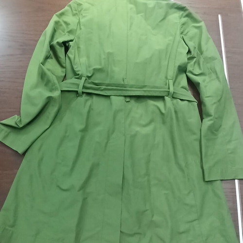 Benetton women's trench coat used green size S