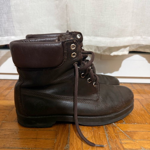 Texter leather ankle boot used, brown, size 41