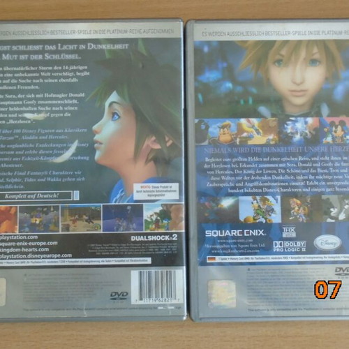 PlayStation 2 games set of 6 used, Kingdom Hearts, Naruto, Dragonball Z