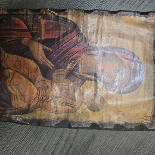 Wooden icons used