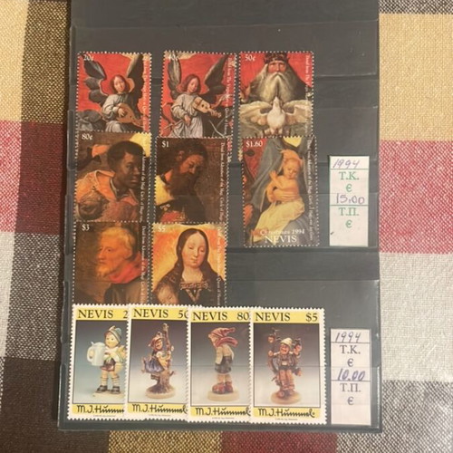 Stamp full sets new, 2 unsealed series