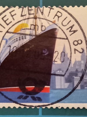 German stamp used, canceled