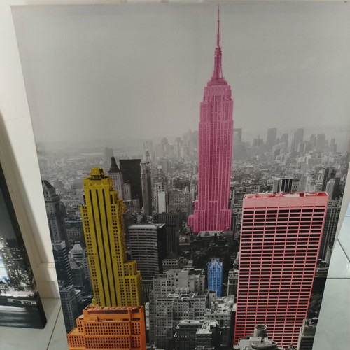 Canvas wall art set of 2, 80x60 cm
