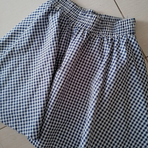 Compania Fantastica mini skirt new, size S-M, white and blue