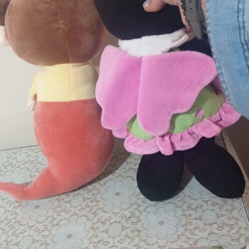 Plush mermaid and bee used, large size