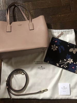 Kate Spade shoulder bag like new, light pink color, limited edition