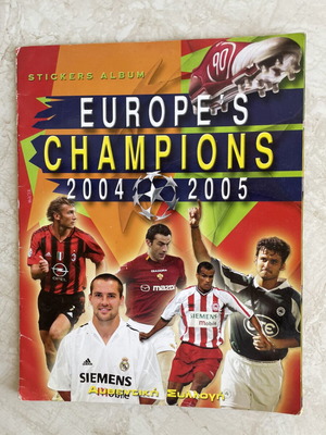 Europe's Champions 2004-2005 Sticker Album like new, collectible football