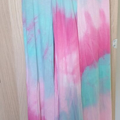 Celestino summer dress like new, colorful, maxi with crisscross straps