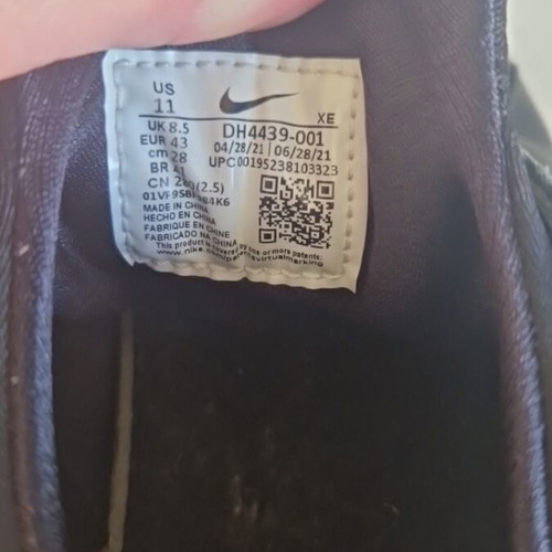 Nike athletic shoes like new, black, size 43