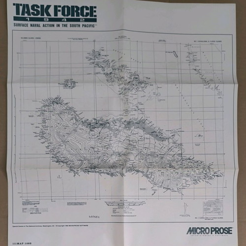 Task Force 1942 MicroProse PC like new, Big Box