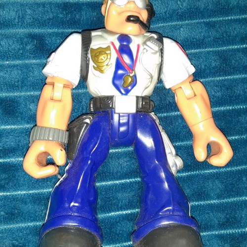 Fisher Price Rescue Heroes Police Officer figure used